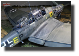 Junkers Ju 87 B-1 Stuka. Open canopies. Scratch built in metal by Rojas Bazán. 1:16 scale.